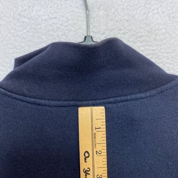 VINTAGE Penn State Nittany Lions Sweatshirt Mens L Navy OBV 1/4 Zip Pullover - Picture 15 of 15